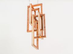 Lampada a sospensione a LED in legno massello&nbsp;INTERLACEMENT - NEXT LEVEL DESIGN STUDIO