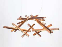 Lampada a sospensione a LED in legno massello&nbsp;INTERSTELLAR  XL LUX - NEXT LEVEL DESIGN STUDIO
