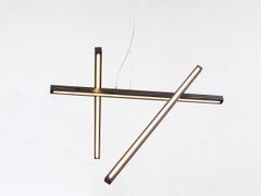 Lampada a sospensione a LED in legno massello&nbsp;NEBULA - NEXT LEVEL DESIGN STUDIO