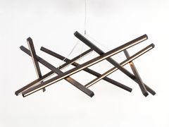 Lampada a sospensione a LED in legno massello&nbsp;SIMPLICITY MAX - NEXT LEVEL DESIGN STUDIO