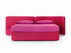Letto sfoderabile contenitore matrimoniale in tessuto&nbsp;CAMP - NOCTIS
