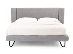 Letto matrimoniale imbottito in tessuto&nbsp;HUG TWO - NOCTIS