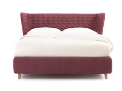 Letto contenitore matrimoniale in tessuto&nbsp;LEONTE - NOCTIS