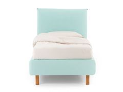 Letto singolo contenitore in tessuto&nbsp;LONDON - NOCTIS