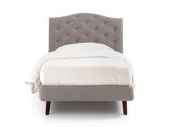 Letto singolo in tessuto con testiera capitonn�&nbsp;LYLE CAPITONN� - NOCTIS