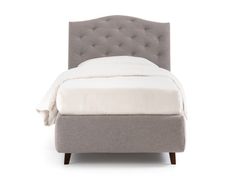 Letto singolo contenitore in tessuto con testiera capitonn�&nbsp;LYLE CAPITONN� - NOCTIS