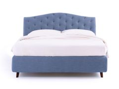 Letto matrimoniale contenitore in tessuto con testiera capitonn�&nbsp;LYLE CAPITONN� - NOCTIS