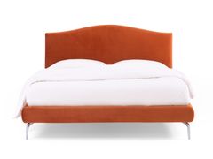 Letto matrimoniale in tessuto con testiera imbottita&nbsp;LYLE MODERN - NOCTIS