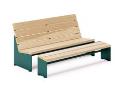 Panchina in alluminio e legno&nbsp;BASKING - NOLA INDUSTRIER