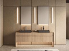 Mobile lavabo doppio in legno con cassetti&nbsp;FRANQ 26.03 - MILLDUE