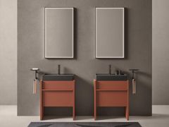 Mobile lavabo singolo in legno con cassetti&nbsp;FRANQ 26.04 - MILLDUE
