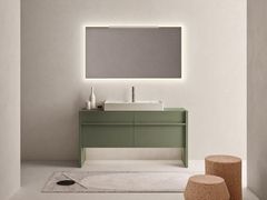 Mobile lavabo singolo in legno con cassetti&nbsp;FRANQ 26.05 - MILLDUE