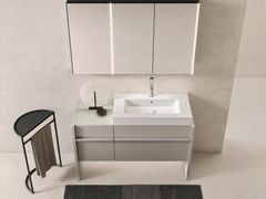 Mobile lavabo singolo in legno con cassetti&nbsp;FRANQ 26.06 - MILLDUE