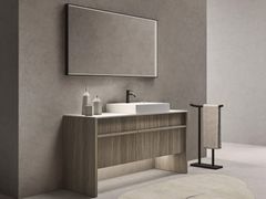 Mobile lavabo singolo in legno con cassetti&nbsp;FRANQ 26.07 - MILLDUE