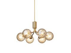 Lampada a sospensione in vetro&nbsp;APIALES 6 OPTIC - NUURA