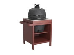 CUCINA DA ESTERNO IN ALLUMINIO CON BARBECUE&nbsp;OFYR PRO CONNECT OXIDE RED - FYRON GROUP