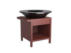 BARBECUE A LEGNA IN ALLUMINIO&nbsp;OFYR PRO CONNECT PLANCHA MODULE OXIDE RED - FYRON GROUP