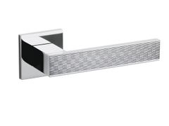 Maniglia in ottone su rosetta&nbsp;DIANA DAMIER - OLIVARI B