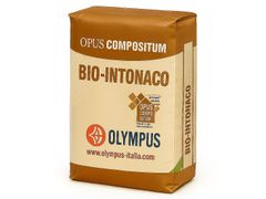 Bio-intonaco con pura calce idraulica naturale ed aggregati minerali leggeri, macroporoso e traspirante&nbsp;OPUS COMPOSITUM BIO-INTONACO MP - OLYMPUS