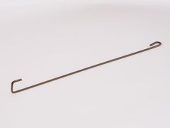 Sistema di fissaggio per tegola in acciaio inox&nbsp;GANCIO DI PARTENZA E ROMPITRATTA IN PIATTINA DA 280MM - OFFICINE RASERA