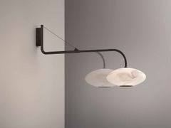 Lampada da parete orientabile a LED in alluminio e vetro&nbsp;ASTRELLE ELLIX AP - OLEV