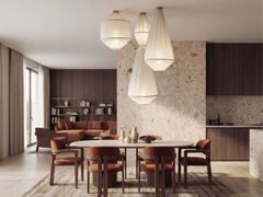 Lampada a sospensione in tessuto&nbsp;MUTAFORMA - OLIVELAB