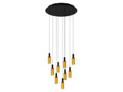 Lampada a sospensione a LED in vetro&nbsp;SCENT PIXEL - PANZERI CARLO