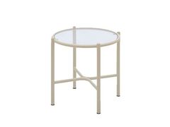 TAVOLINO DA CAFF� ROTONDO IN METALLO E VETRO&nbsp;RISE G - ERSAH MAD.ESYA SAN.VE TIC.LTD.STI