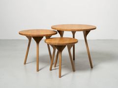 Set di tavolini rotondo in legno&nbsp;PH CIRCLE TABLE LOUNGE - TONEART INTERIOR