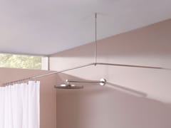 Supporto per tende doccia in acciaio inox&nbsp;L-SHAPED FOR BATHTUBS - PHOS DESIGN