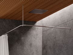Supporto per tende doccia in acciaio inox&nbsp;L-SHAPED - PHOS DESIGN