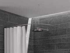 Supporto per tende doccia in acciaio inox&nbsp;QUARTER CIRCLE - PHOS DESIGN