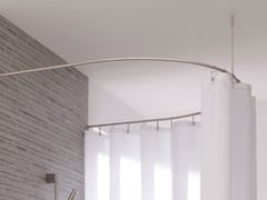 Supporto per tende doccia in acciaio inox&nbsp;SEMI-CIRCLE - PHOS DESIGN