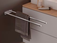 Porta asciugamani a barra in acciaio inox&nbsp;HS12-420D-O - PHOS DESIGN