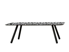 Tavolo rettangolare in marmo PIXIE | Tavolo in marmo - MINIFORMS