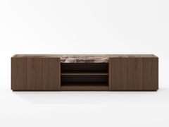 Mobile ufficio TV in legno con ante a battente&nbsp;BLOCK - PROF
