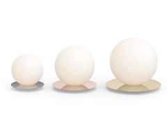 Lampada da tavolo a LED in acciaio e vetro&nbsp;BOLA SPHERE - PABLO DESIGNS