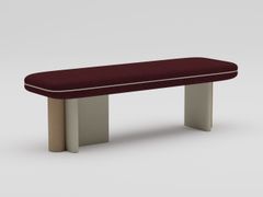 Panca imbottita in nabuk&nbsp;JOSS - PAOLO NESI