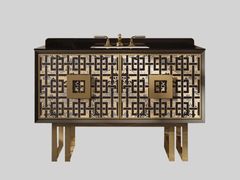 Mobile lavabo singolo da terra con lavabo integrato&nbsp;MIRA 2 - PARK AVENUE