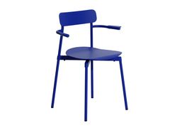 Sedia in alluminio verniciato a polvere con braccioli&nbsp;FROMME BRIDGE - PETITE FRITURE