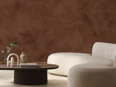 CARTA DA PARATI IN TESSUTO NON TESSUTO&nbsp;WHISPERING CLOUDS - DARK TERRACOTTA - NORDIC E TRADE