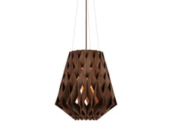 Lampada a sospensione a LED fatta a mano in betulla&nbsp;SIGNATURE PENDANT 64 - MAZE INTERIOR