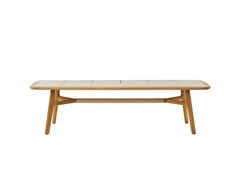Tavolo da giardino in teak&nbsp;CURVE - POLIFORM
