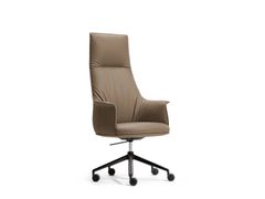 Sedia ufficio operativa in pelle con schienale alto&nbsp;ARCHIBALD TASK OFFICE CHAIR - POLTRONA FRAU S.P.A. SINGLE MEMBER