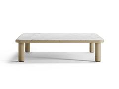 Tavolino basso rettangolare in marmo&nbsp;CUIR� - POLTRONA FRAU S.P.A. SINGLE MEMBER