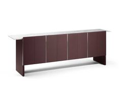 Madia con ante a battente&nbsp;ZABRISKIE LOW CABINET - POLTRONA FRAU S.P.A. SINGLE MEMBER