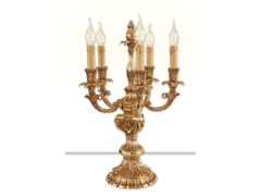 Candelabro in oro francese&nbsp;CAESAR 798/C5 - POSSONI ILLUMINAZIONE