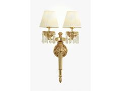 Applique in oro francese&nbsp;ODETTE 385/A2-P-SH - POSSONI ILLUMINAZIONE