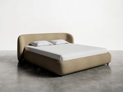 Letto imbottito matrimoniale in tessuto&nbsp;JADE 953/BED - POTOCCO