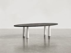 Tavolino ovale in marmo&nbsp;ORLEA 598/TBE - POTOCCO